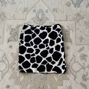 LOFT Giraffe print pencil skirt